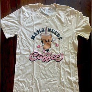 Mama needs coffee graphic tee